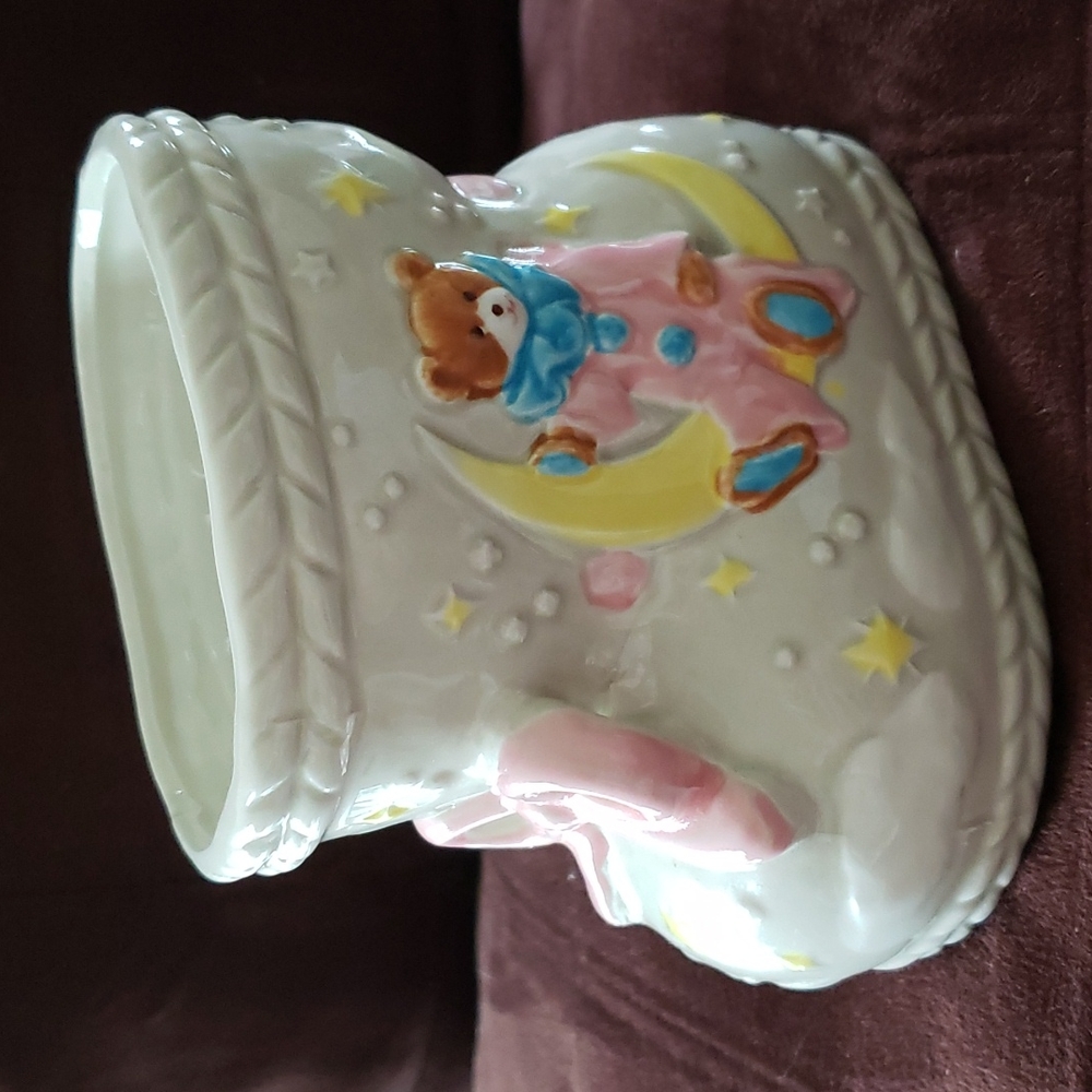 Vintage 1980's Baby Planter